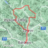 Mapa VII Piknik Rowerowy, Radocyna 2012 - dzień 2